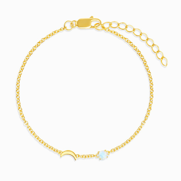 Armband Luna Mondstein Gold