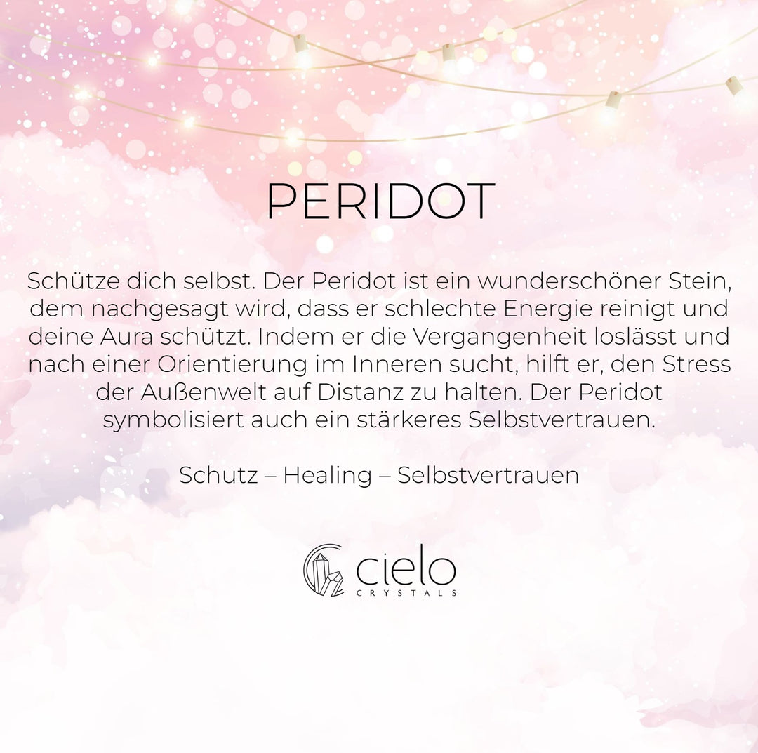 Peridot-Informationen und Bedeutung. Der Edelstein Peridot soll Ihre Aura schützen.