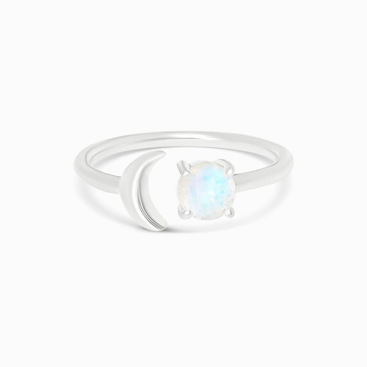 Ring Luna Mondstein Silber